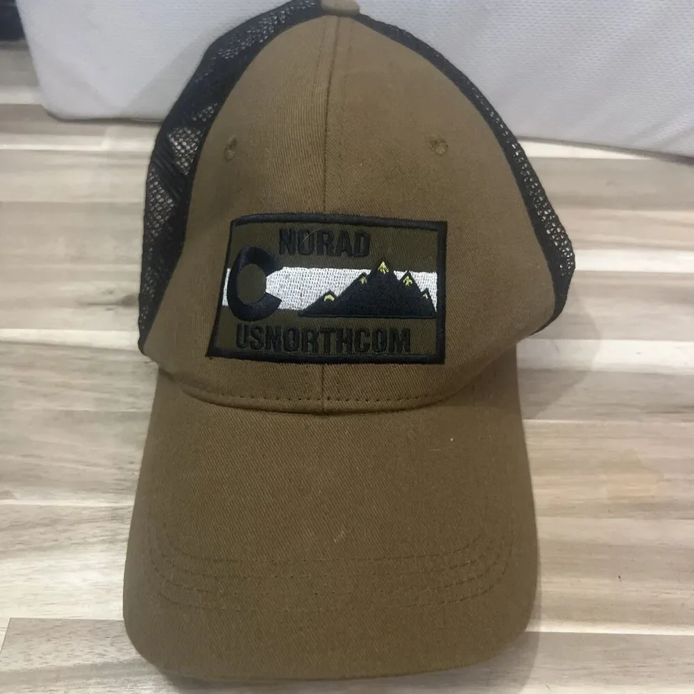 NORAD NORTHCOM Beige Baseball Cap One Size - Picture 1 of 8